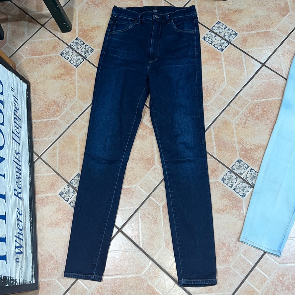 Citizens of Humanity high rise skinny jeans denim pants bottoms
